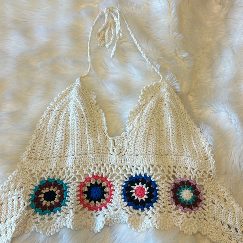 Arizona Jean crochet tie top